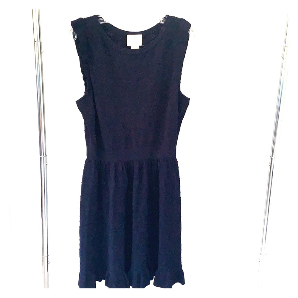 Kate Spade Sleeves Fit and Flare Navy Dress- XL